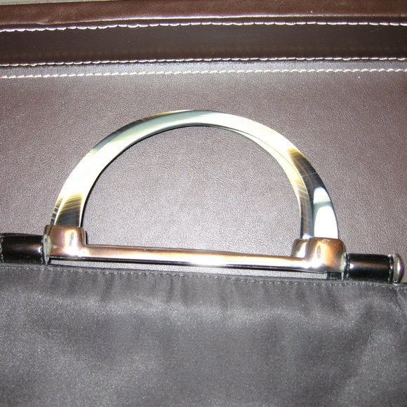 HANDLE BAG WITH TORTOISE (FAUX) OR HORN (FAUX) HANDLE - Picture 14 of 16